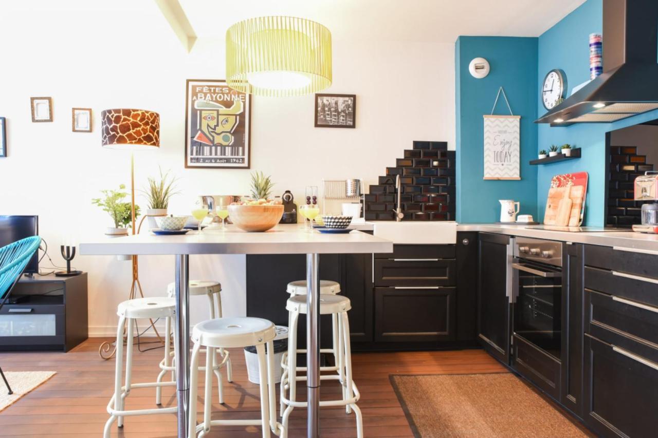 Charming Flat In A Calm Street At The Historic Heart Of Bayonne - Welkeys Appartement Buitenkant foto